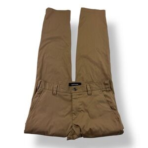 Bluffworks Men's Size 29x32 Khaki Tailored Fit Polyester Chino Pants